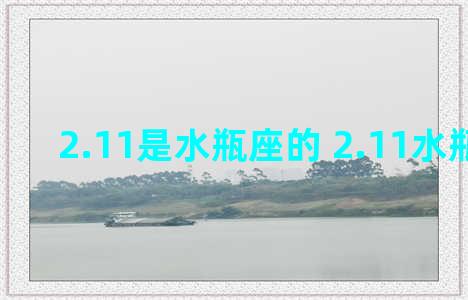 2.11是水瓶座的 2.11水瓶座的人